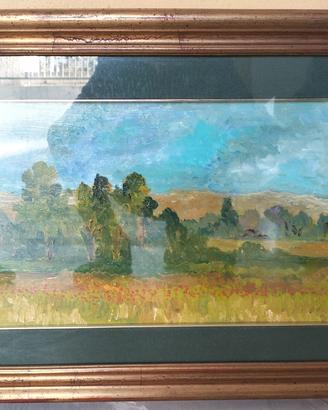 quadro campi di papaveri