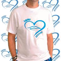 magliette Cuore Azzurro 