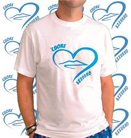 magliette Cuore Azzurro 