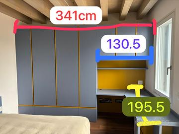 Armadio e scrivania GIA SMONTATO