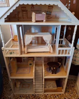 Casa delle Barbie KidKraft in legno – 87x131x35cm