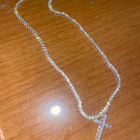Collana tennis argento