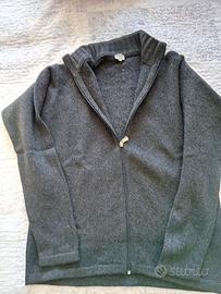 Cardigan unisex calvin Klein grigio tg m Lana