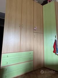 mobili e rete camera da letto