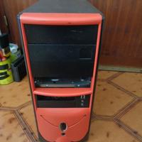 Case  colore Rosso e nero  x pc fisso