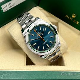 🔵ROLEX MILGAUSS BLUE DIAL REF. 116400GV ANNO 2017