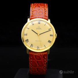 Omega Geneve 60s 18kt gold 33mm ref 161033 cal 552