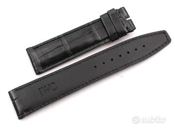 Cinturino IWC Portoghese  Alligatore Nero 20 mm