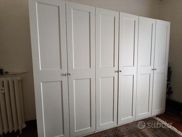 Armadio Pax attrezzato 6 ante