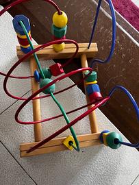 Gioco labirinto legno