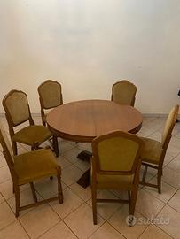 tavolo con 6 sedie