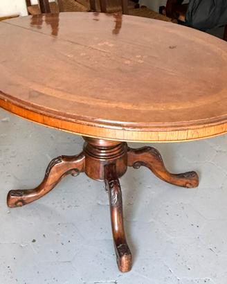 Tavolo ovale fine 1800
