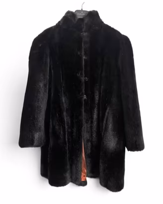 pelliccia sintetica sartoriale vintage  '60/70