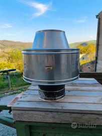 comignolo inox antivento 