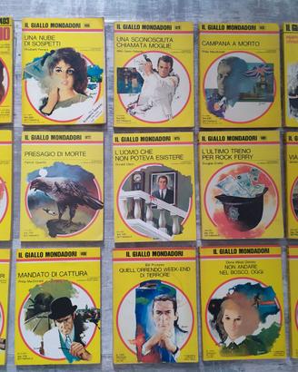 Lotto 16 - 15 volumi - Il Giallo Mondadori