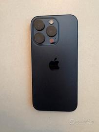 Iphone 15 pro blu 128 gb con cover Apple