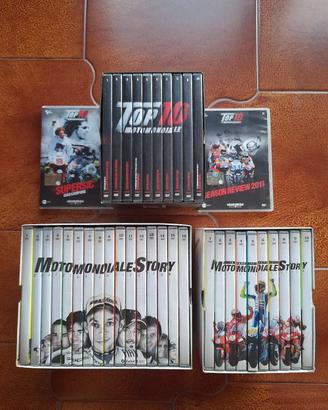 2 Cofanetti DVD MOTOMONDIALE STORY E TOP 10