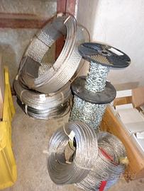 catene e corde in acciaio