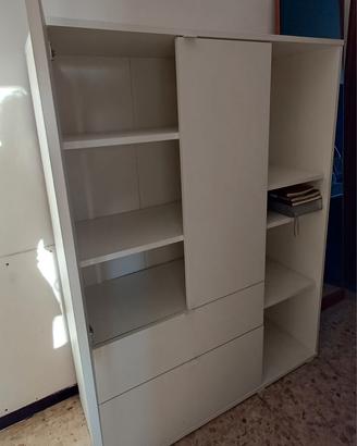 armadio multiuso bianco