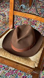 Cappello Uomo Borsalino Vintage marrone tg60 Usato