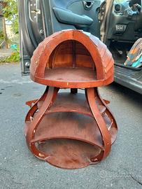 Forno a pietra riproduzione in legno 