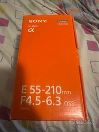 Obiettivo Sony E55-210mm
