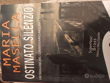 LIBRO MARIA MASELLA "OSTINATO SILENZIO" FRILLI