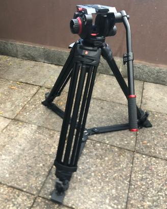 manfrotto 546gb + testa video 504hd + bor
