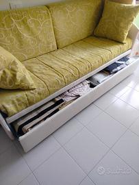 Letto Divano doppio letto cameretta ponte