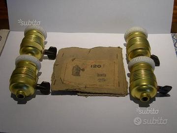 N. 4 portalampade anni '50 con interruttore