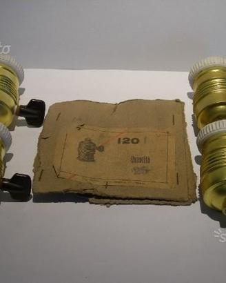 N. 4 portalampade anni '50 con interruttore