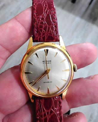Orologio Vintage Nisus 17 Rubis Incabloc