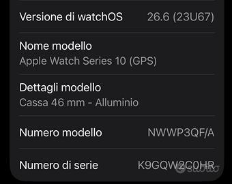 Apple Watch serie 10