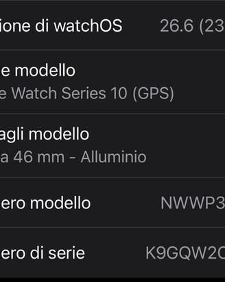 Apple Watch serie 10