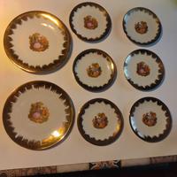 Servizio piatti da dolce ceramica Bavaria