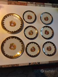 Servizio piatti da dolce ceramica Bavaria