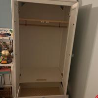 Guardaroba, Ikea,bianco, 80x50x171 cm,bambino.