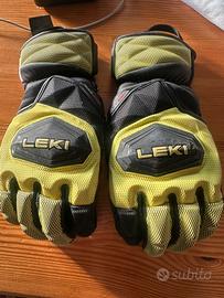 Guanti LEKI Wcr Venom Sl 3D Black-Ice Lemon