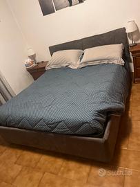 Letto contenitore e camera da letto