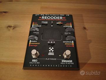 GAMECHANGER RECODER SPECTRAL MORPHING WORKSTATION