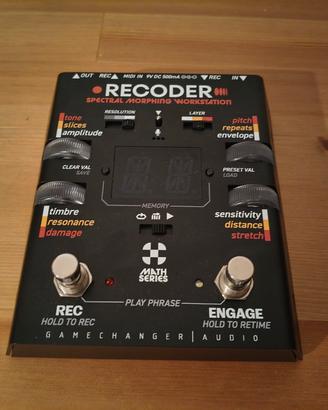 GAMECHANGER RECODER SPECTRAL MORPHING WORKSTATION
