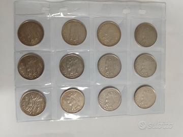 monete 500lire Argento centenario 