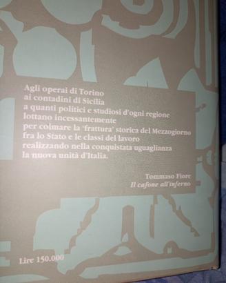 TOMMASO FIORE E LA PUGLIA Antologia Prima Edizione