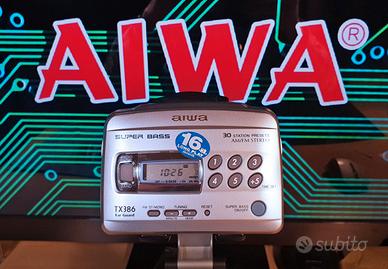 AIWA Radio Cassette Player Walkman HS-TX386