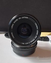 Canon FD 35mm 1:3.5 S.C. Wide Lens Vintage