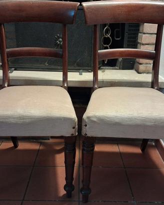 Sedie antiche da salotto - fine '800