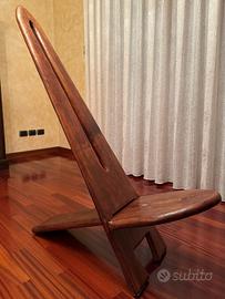 POLTRONA IN TEAK MASSELLO DI DESIGN