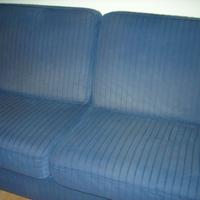 DIVANO LETTO POLTRONE & SOFA' 3 POSTI CM.210 BLU