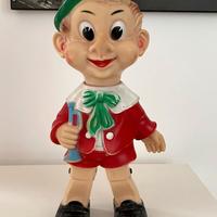 Pupazzo Ledra in gomma Pinocchio made in Italy
