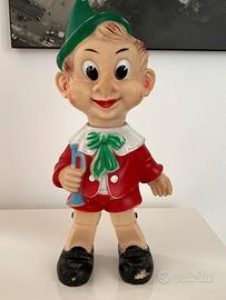 Pupazzo Ledra in gomma Pinocchio made in Italy